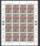 ONU Genève Feuilles N°117 Et 118 X 20 Droits De L'Homme Neufs * * TB =MNH VF  - Brieven En Documenten