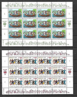 ONU Genève Feuilles N°158 Et 159 X 12 Journée Nations Unies Neufs * * TB=MNH VF  - Storia Postale