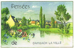 67   PENSEES  DE   DAMBACH  LA VILLE        CPM  TBE  VR447 - Dambach-la-ville