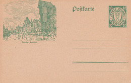 Dantzig, Entier Postal, Torenkraan, Oude Kraan - Postal  Stationery