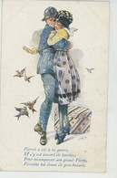 Illustrateur WUYTS - GUERRE 1914-18 - Jolie Carte Fantaisie Femme Et Poilu - Série  "LES MOINEAUX PARISIENS " - Wuyts