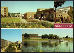 E8321 - TOP Nünchritz Schule HO Gaststätte Elbgasthof - Bild Und Heimat Reichenbach - Riesa