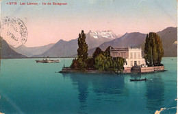 Suisse CPA Lac Léman - Ile De Salagnon - Agno