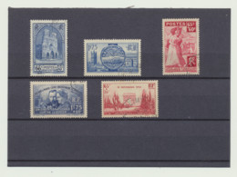 399-400-401-402-403 - Used Stamps