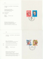 SCHWEIZ 1985/6, Europa-CEPT 2 Versch. Geschenkkartons Der Schweizerischen PTT - Covers & Documents