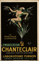 ILLUSTRATEURS - MICH - Publicité - Embrocation Chanteclair - Laboratoire Furnon - Sainte-Sigolène 43 - Mich