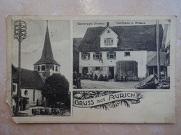 CPA ALLEMAGNE GERMANY Gruss Aus AURICH - Mauvais état - Aurich