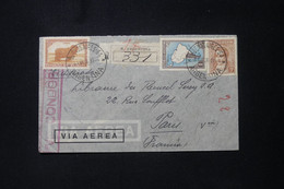 ARGENTINE - Enveloppe Commerciale En Recommandé De Buenos Aires Pour Paris Par Avion En 1936 Par Cie Condor - L 88067 - Cartas