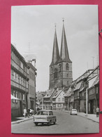 Visuel Très Peu Courant - Allemagne - Quedlinburg - Pölkenstraße Und Nikolaikirche -  CPSM En  Excellent état - R/verso - Quedlinburg
