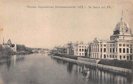 012188 "TORINO - ESPOSIZIONE INTERNAZIONALE 1911 - IN BARCA SUL PO"   ANIMATA. ARCH. '900. CART NON SPED - Exhibitions