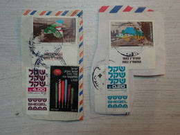 Timbres Mazkeret Batya -1982 - Rosh Pinna Centenary & Star Sapphire - Used Stamps (with Tabs)