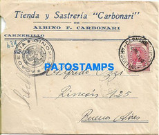 152617 ARGENTINA PUBLICITY TIENDA Y SASTRERIA CARBONARI COVER CANCEL YEAR 1981 CIRCULATED TO BUENOS AIRES NO POSTCARD - Briefe U. Dokumente