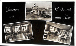 Groeten Uit Cadzand Aan Zee (echte Foto, Uitg Hotel Café Restaurant Zeebad) - Cadzand