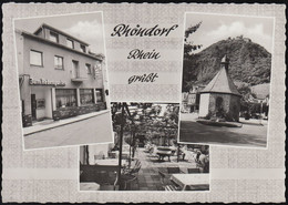 D-53604 Bad Honnef - Rhöndorf - Hotel "Zum Rebengarten" - 2x Nice Stamps - Bad Honnef