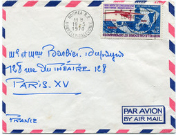 NOUVELLE-CALEDONIE LETTRE PAR AVION DEPART NOUMEA 19-5-1970 NOUVELLE - CALEDONIE POUR LA FRANCE - Covers & Documents