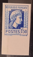 France 1944 N°639 Coq Et Marianne D'Alger BdF Nd Cote Maury 80€  ** TB - 1944 Coq Et Marianne D'Alger