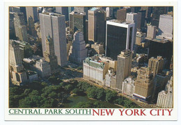 AERIAL VIEW OF CENTRAL PARK  SOUTH.- NEW YORK CITY.- ( U.S.A. ) - Parchi & Giardini