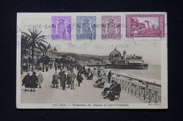 MONACO - Affranchissement De Monte Carlo Sur Carte Postale En 1934 Pour Boulogne / Seine - L 88120 - Lettres & Documents