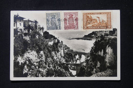 MONACO - Affranchissement De Monte Carlo Sur Carte Postale En 1933 Pour Paris - L 88121 - Covers & Documents