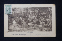 GRECE - Affranchissement De Salonique Sur Carte Postale ( Cimetière)  En 1919 Pour La France - L 88123 - Briefe U. Dokumente