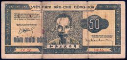 # # # Banknote Aus Nordvietnam (North Vietnam) 50 Dong 1950 # # # - Viêt-Nam