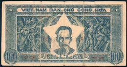 # # # Seltene Banknote Aus Nordvietnam (North Vietnam) 100 Dong 1950 # # # - Viêt-Nam