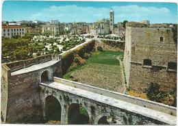 K4777 Barletta - Castello Svevo E Panorama Della Città - Castle Chateau Schloss Castillo / Viaggiata 1968 - Barletta