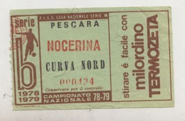 Lucchese - Nocerina 1978/79 - Calcio - Ticket , Biglietto Ingresso Stadio - N. 000434 - Tickets - Entradas