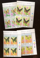 Burundi Papillons Vlinders Schmetterlingen Butterflies Blocs De 4 1029/1032 ** = 92-euros - Neufs