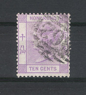 HONG KONG  /  Y. & T.  N° 31  /  REINE  VICTORIA  10 Cents  /  Oblitération Noire  B 62 - Oblitérés