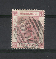 HONG KONG  /  Y. & T.  N° 33 A  /  REINE  VICTORIA  2 Cents  /  Oblitération Noire  B 62 - Oblitérés