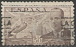 ESPAGNE / POSTE AERIENNE  N° 198 OBLITERE - Used Stamps