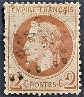 FRANCE 1862 - Canceled - YT 26A - 2c - 1863-1870 Napoléon III. Laure