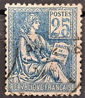 FRANCE 1900/01 - Canceled - YT 114 - 25c - 1900-02 Mouchon