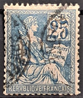 FRANCE 1900/01 - Canceled - YT 114 - 25c - 1900-02 Mouchon