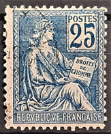 FRANCE 1900/01 - Canceled - YT 114 - 25c - 1900-02 Mouchon