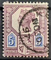 GREAT BRITAIN 1887-92 - Canceled - Sc# 118 - 5d - Usati