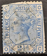 GREAT BRITAIN 1876 - Canceled - Sc# 68, Plate 19 - 2.5d - Used Stamps