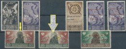 ITALIA-ITALY-ITALIE-Poland,2° War-1946 Polish Corps Relief,some With The Overprint In Red & Black,Mint (Print Error ) - 1946-47 Période Corpo Polacco