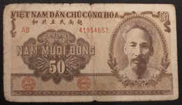 North Vietnam Viet Nam 50 Dong VF Banknote Note 1951 - Pick#61b / 02 Photo - Viêt-Nam