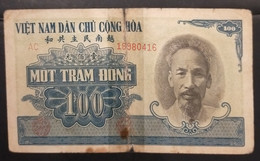 North Vietnam Viet Nam 100 Dong Good Banknote Note 1951 - Pick#621b / 02 Photo - Viêt-Nam