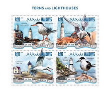 Maldives 2014 Fauna Terns And Lighthouses - Maldives (1965-...)
