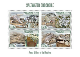 Maldives 2013 Fauna Saltwater Crocodile - Maldives (1965-...)