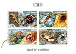 Maldives 2013 Fauna Lizards - Maldives (1965-...)