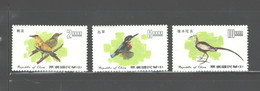 TAIWAN,1977, "TAIWAN - BIRDS."  #2033 - 2035  MNH - Sonstige & Ohne Zuordnung