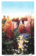 [DC12578] CPA - UTHA - THE QUEEN'S GARDEN BRYCE CANYON NATIONAL PARK - PERFECT - Non Viaggiata - Old Postcard - USA Nationalparks