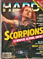 Rare Revue Hard Magazine N°42 Février 1988 Scorpions + Posters Des Guns'n Roses Et Dokken - Musique