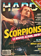 Rare Revue Hard Magazine N°42 Février 1988 Scorpions + Posters Des Guns'n Roses Et Dokken - Muziek