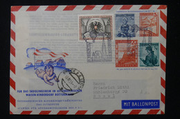 AUTRICHE - Entier Postal + Complément De L 'Exposition De Wien Par Ballon En 1955 - L 88153 - Par Ballon