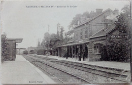 60/ Nanteuil Le Haudoin (Oise) Intérieur De La Gare - Nanteuil-le-Haudouin